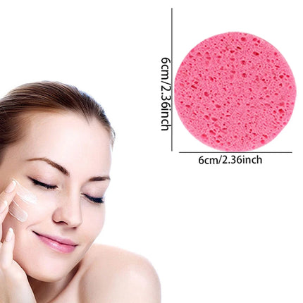 Compressed Facial Sponge 30/50/100pcs Natural Cosmetic Spa Sponges For Facial Cleansing Exfoliating Mask Makeup Removal Tools