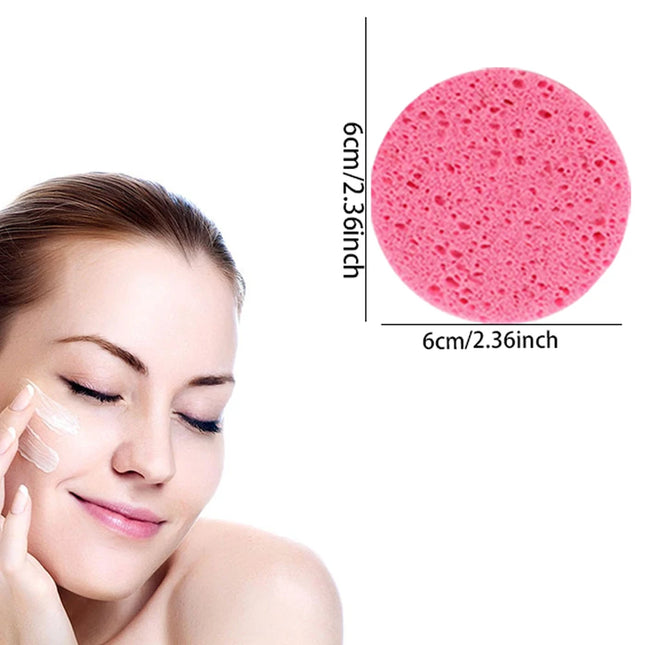 Compressed Facial Sponge 30/50/100pcs Natural Cosmetic Spa Sponges For Facial Cleansing Exfoliating Mask Makeup Removal Tools