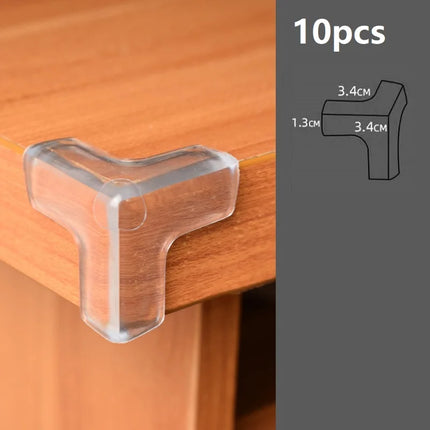 5pcs/10pcs Baby Safety Silicone Protector Table Corner Edge Protection Cover Electric Socket Children Anticollision Guards
