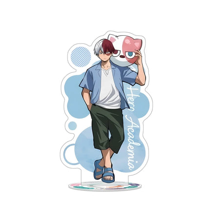 My Hero Academia Acrylic Stand Keychain Izuku Shoto Bakugo Dabi Aizawa Cute Desktop Decor Anime Fans Collection Gift
