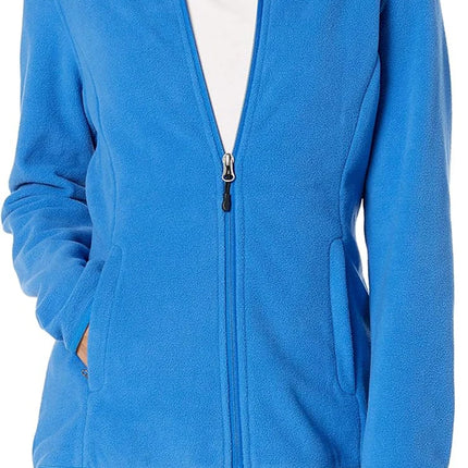 TRVLWEGO-Thermal Fleece Hiking Jackets for Women Classic Fit Full Zip Polar Soft Fleece Outdoor Climbing Coats Trekking Camping