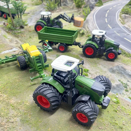 Large Scale Tractor Toys DIY Farmer Car Playset Toy Transport Trailer Engineering Birthday Gifts
