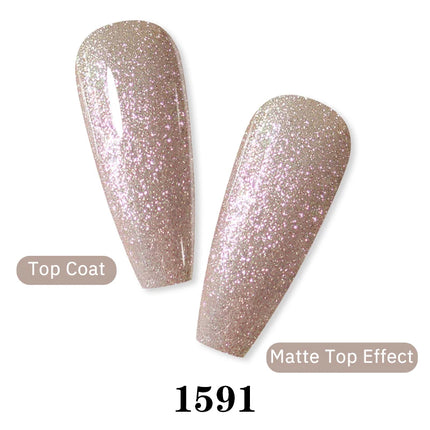 Arte Clavo Glitter Gel Nail 15ml Semi Permanent Soak Off UV Gel Varnish Nail Manicure Top Base Coat Gel Polish Art Decoration