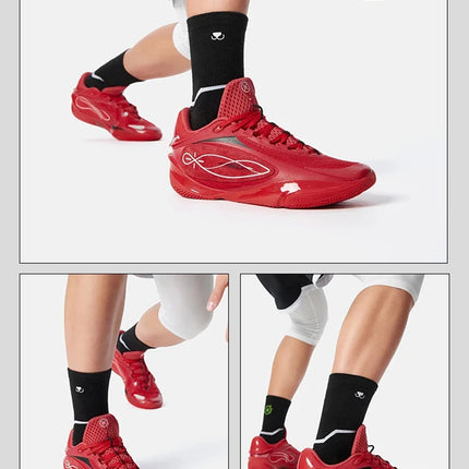 Li-Ning Men's WADE 808 5 ULTRA Professional Basketball Shoes SUPER BOOM Cushioning Wearable LiNing Sneakers Sport Shoes ABAV015