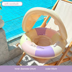 purple sunshade