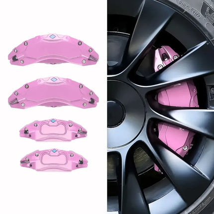 For Tesla Model 3 highland 2024 4Pcs Brake Caliper Cover Fit 18 19 Inch Wheel Hub Car Modification Decoration Accessories