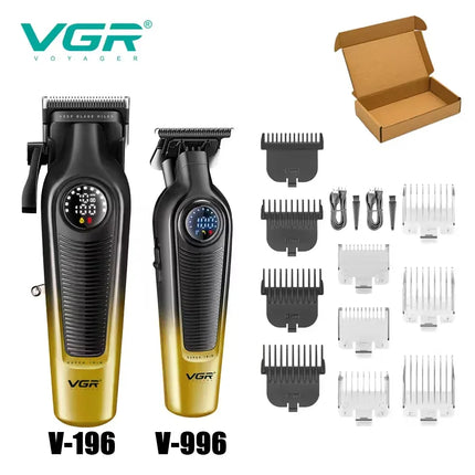 Barber Professional Hair Cutting Machine for Men Professional Kit DLC Blade 10000RPM VGR V-196 V-996 ROSYOUS RS-620