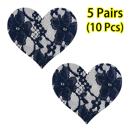 Women Self-Adhesive Disposable Lace Nipple Cover Breast Pasties Stickers For Strapless Clothes Sex Toys Flirtation Accessories