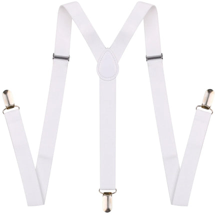 Men's Heavy Duty Suspenders High Elastic Adjustable Braces with 3 Strong Clips for Pants Holder Ideal for Wedding Wear