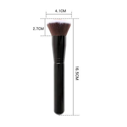 Makeup Brushes Soft Fluffy Long-handled Cat Claw Flat Brush for Cosmetics Base Foundation Blush Powder Beauty Tool