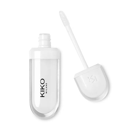 Original Kiko 3D Mirror Lip Glaze Waterproof Non Fading and Non Stick Cup Gentle Bean Paste Color Fine Shiny Point Charm Red