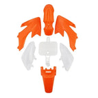 4 orange 3 white