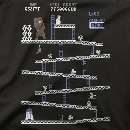 Donkey Kong T Shirt 8bit Pixel Retro Arcade Game Mashup Graphic Print Cotton Short Sleeve Tee for Men Women