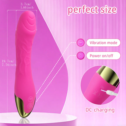Beginner Vagina Vibrator for Women Clitoris Nipples Stimulator Clit G-Spot Vibrator Female Masturbator Sex Toy for Women 18+