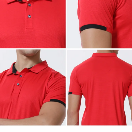 Casual Sports Quick-drying Lapel Short-sleeved POLO Shirt Cycling Suit Fitness Suit For Men