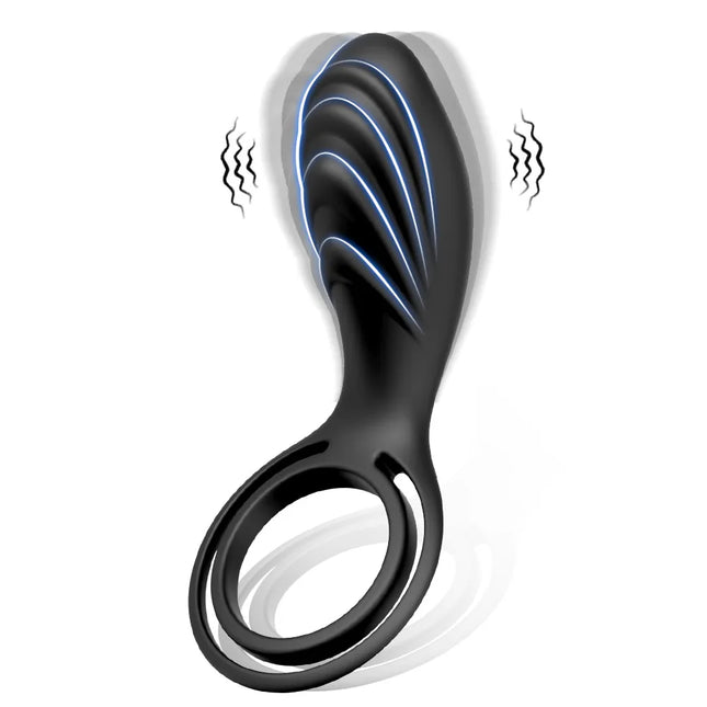 Cock Ring Penis Stimulator Massager Lasting Ejaculation Delay Vibration Cock Rings for Man Couple Ring Sex Erotic Adult Toy