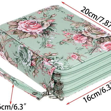 72/120/168/200 Slots School Pencil Cae for Girls Stationery Box Organizer Large Capacity Pencilcase Kawaii Pen Bag Office Pouch