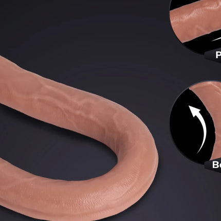 Extra Long Realistic Dildos G-Spot Stimulation Deep Touch Penis Vagina Anal Massage Penetration Dick Sex Toys for Women and Men