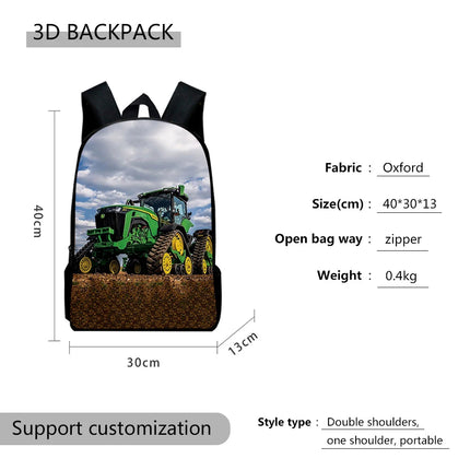 Classic Popular Cartoon Dinosaur 3D Printed 3pcs/Set pupil School Bags Laptop Daypack Backpack Inclined shoulder bag Pencil Case