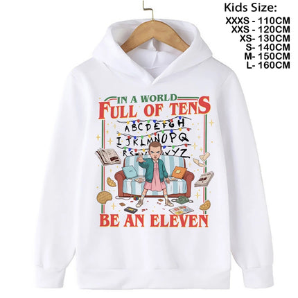 The Demogorgon Hawkins Cannibal Flower Hoodie Kids Cartoon Boys Girls Children Sweatshirts