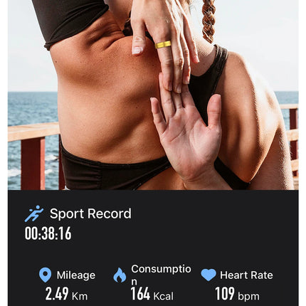 2025 R06 Smart Ring Men Women Health Monitor IP68 Waterproof Man Smartring Fitness Tracking Smart Rings Multiple Sport Modes