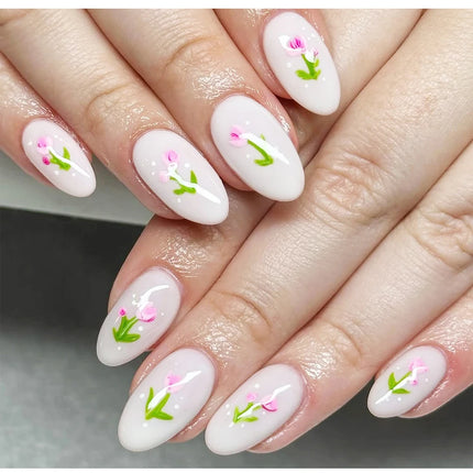 AWStorG 7.5ml Milky Jelly White Gel Nail Polish Translucent Semi Permanent Soak Off UV LED Gel Varnish Manicure Nail Art