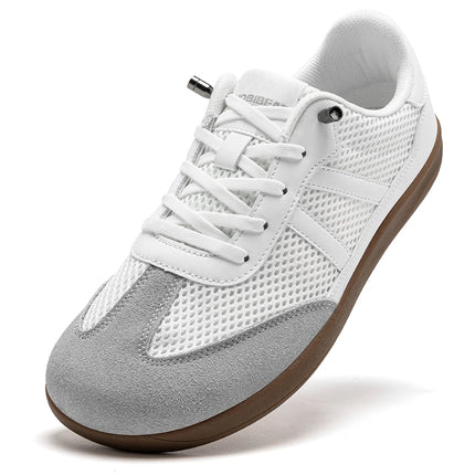 HOBIBEAR Women Men Wide Width Mesh Shoes Adjustable Slip On Sneakers Casual  Retro Walking Shoes for Unisex