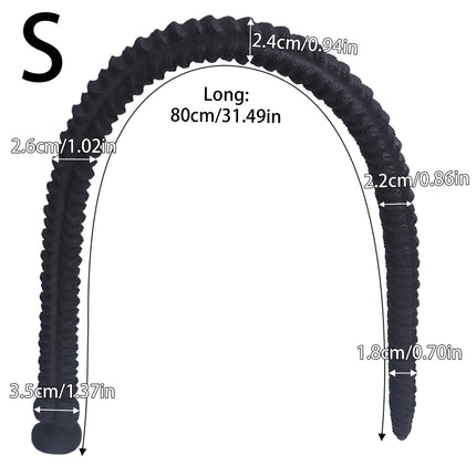 Super Long Anal Plug Soft Silicone Big Butt Plug Adult Sex Toys Dilator Training Expansion Huge Long Anal Plug For Women Men Gay