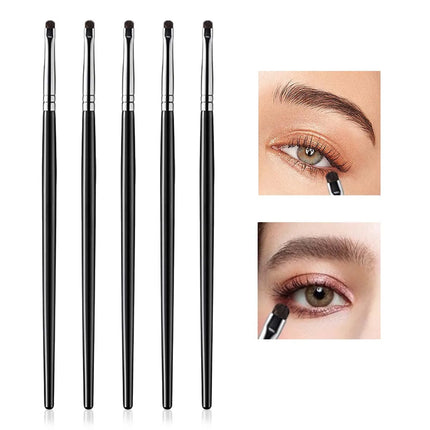 4Pcs Eye Detail Brushes Set, Eyeshadow Brushes, Undereye Smudge Brushes, Soft Eyeliner Brush, Perfect Eye Makeup Tools
