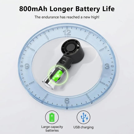 Portable Humidifier Fan Mini Handheld Water Mist Fan Rechargeable Small Personal Air Cooling Fan for Outdoor Travel Spray Fan