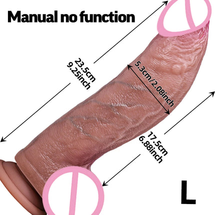 Realistic Huge Silicone Dildo BIG for Clitoral Anal G-Spot Vagina Strong Suction Cup Hands-Free For Women Men Couples Beginners