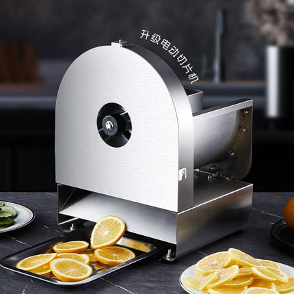 Commercial Potato Chip Slicer, Manual & Electric Ultra-Thin Slicing Machine, Fully Automatic Fruit Lemon Cutter