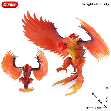 Oenux Simulation Dinosaur Dragon Turtles Fire Bull Orangutan Magma Golem Animal Model Action Figures Pvc Collection Kid Toy Gift