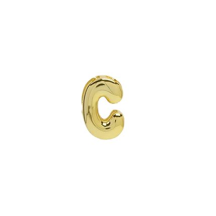 Custom Bracelet 18k Brass Metal Smooth Surface DIY Name Combination 26 English Letter Jewelry Accessories Wrist Decoration Gifts