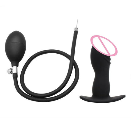 Silicone Separate Ass Expansion Inflatable Anal Plug Buttplug Prostate Stimulator Anus Dilatation Massager Masturbador Masculino