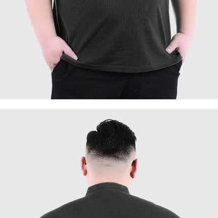 Men's Polo Shirt 8XL Extra Large Loose Fit Casual Business T-shirt Summer Fashion Heavy Set Clothing