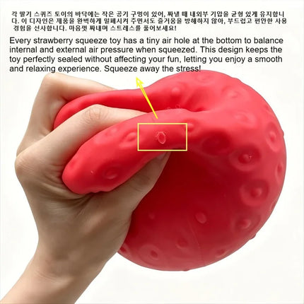 Super Jumbo Strawberry Squishy Toy Slow Rising Simulated Strawberry Antistress Anti-Anxiety Fidget Toys for Adults Friends Gifts