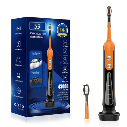 S9 Sonic Electric Toothbrush Cordless USB Rechargeable Ultrasonic Whitening Waterproof Automatic Tooth Brush for Oral Care