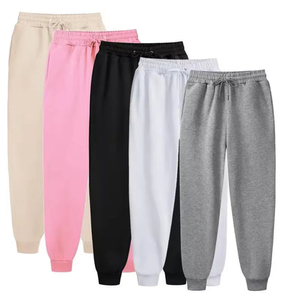 2026 Men's New Casual Sports Pants Fashion Solid Color Loose Pants Street Wear Autumn/Winter Slow Running Fitness Pants