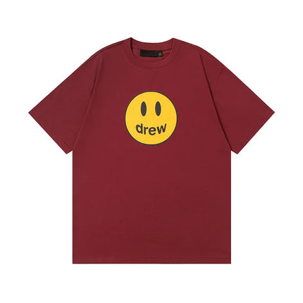 Drew House Print Short-Sleeve High-Street Casual Couple's Oversized T-Shirt