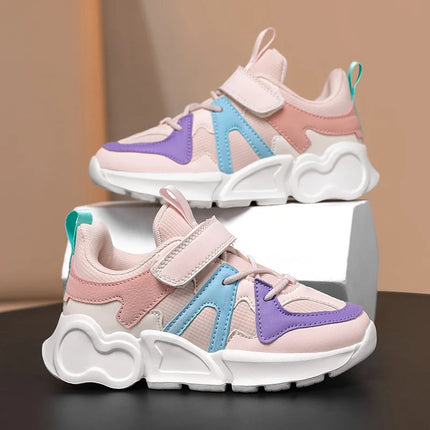 Youth Tennis Shoes Outdoor Ultra Light Jogging Training Comfortable Soft Sneakers Breathable Cushioning Girl Daily Walking Shoes