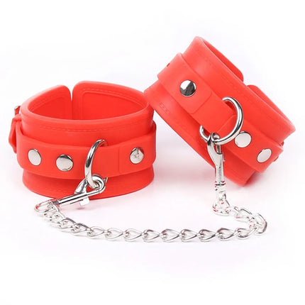 BDSM Bondage Silicone Ankle Hand Cuffs Feet Fetish Handcuffs Sex Toys For Couples Adult Games Erotic Slave Wrist Restraints