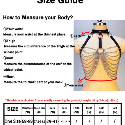 Fashion Chest Chain for Women Sexy PU Leather Body Harness Tassel Chain Bdsm Bondage Belts Clothing Exotic Accessories