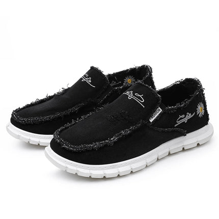 women's shoes   Daisy embroidery denim, casual sneaker. women's shoes summer 2025 . cheap shoes clearance free shipping
