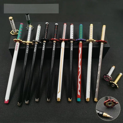 20cm  Anime Peripheral Neutral Pen/my Wife/Zenyi/moth/butterfly Blade Day Wheel Knife Stationery Signature Pen