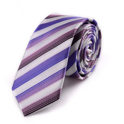 5cm Narrow Tie Fashionable Trend Tie Striped Polka Dot Flower Pattern Tie Student Personalized Accessory Casual Daily Matching