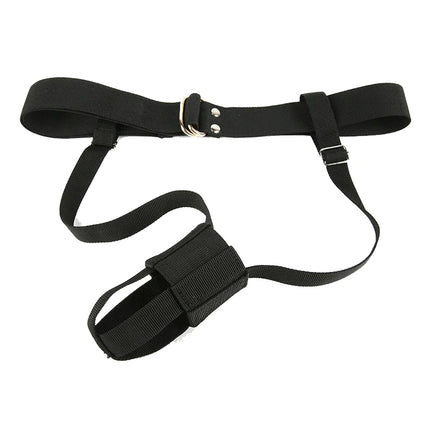 【A]1Pc Adjustable Waist Harness Holder for Dildo Wand Massager - Sex Toy for Women Wearable Constrained Forced Strap No Vibrator
