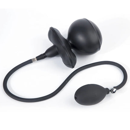 Flexible Size Silicone Mouth Gag BDSM Ball Accessory Plug Inflatable with Detachable Pump for Erotic Restraint Sex Game Play Toy