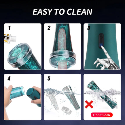 Male Masturbator Penis Pump Enlarger Transparent Visual Male Sex Toys for Men APP Control Vibrating Vacuum Suction Glans Trainer