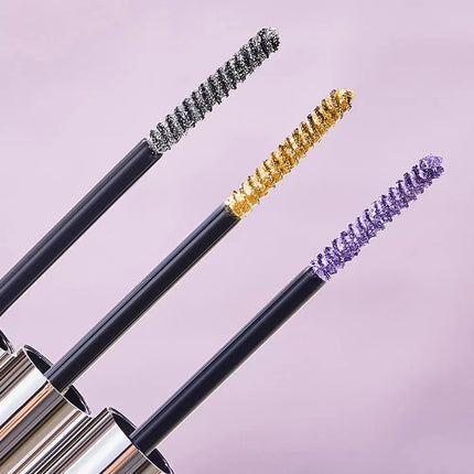 Diamond Mascara Shiny Galaxy Sequins Glitter Lash Mascara Eyelashes Waterproof Fast Dry Curling Thick Mascara Shimmer Makeup